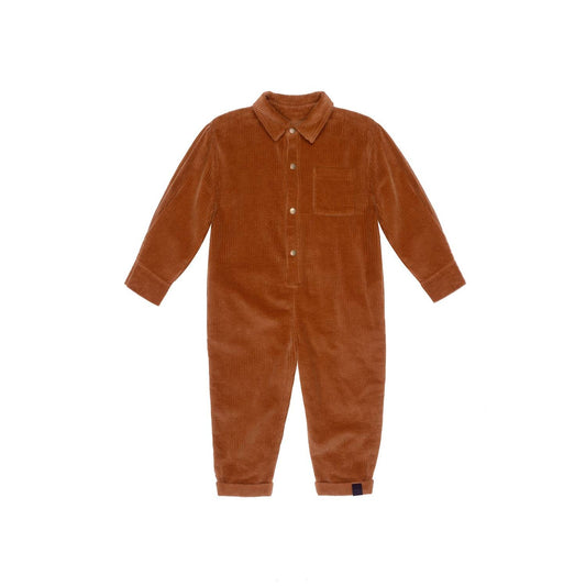 Omamimini - Kids' Corduroy Mechanic Jumpsuit