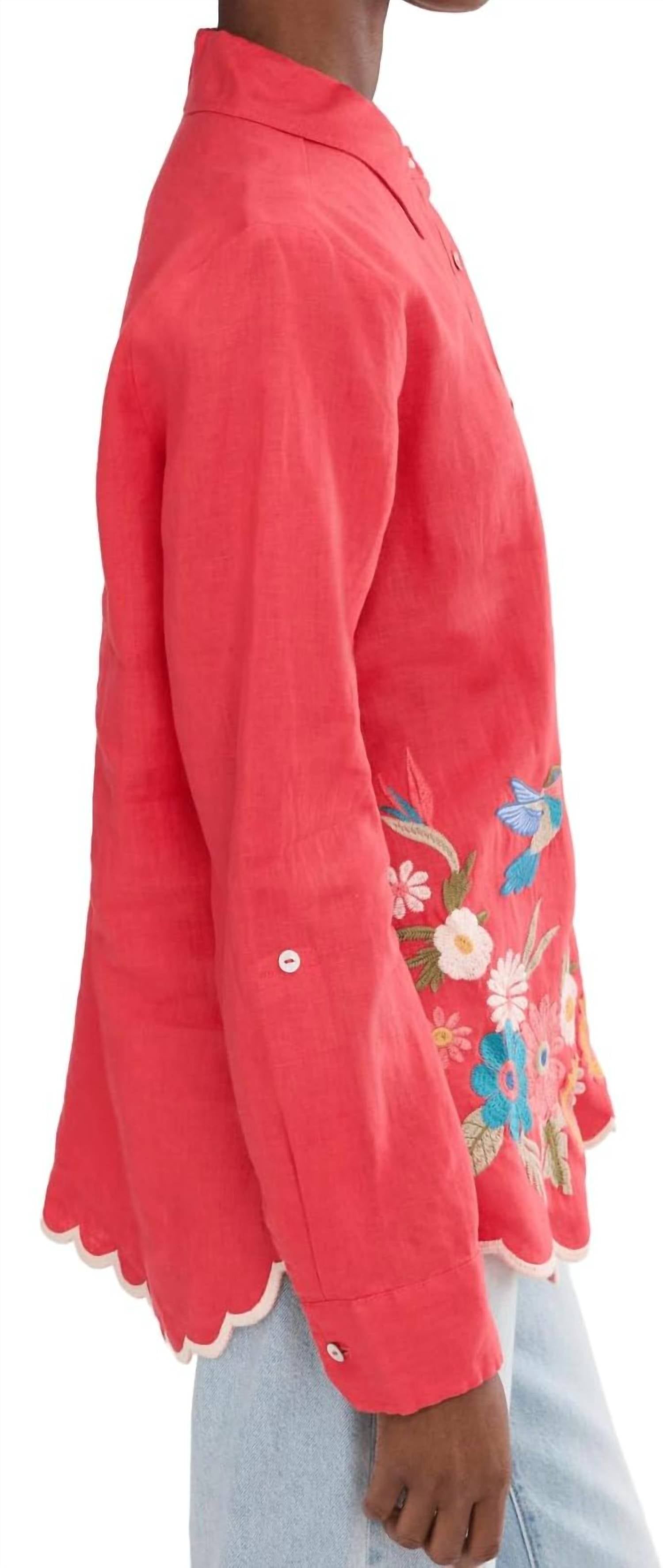 Johnny Was - Francis Relaxed Linen Shirt