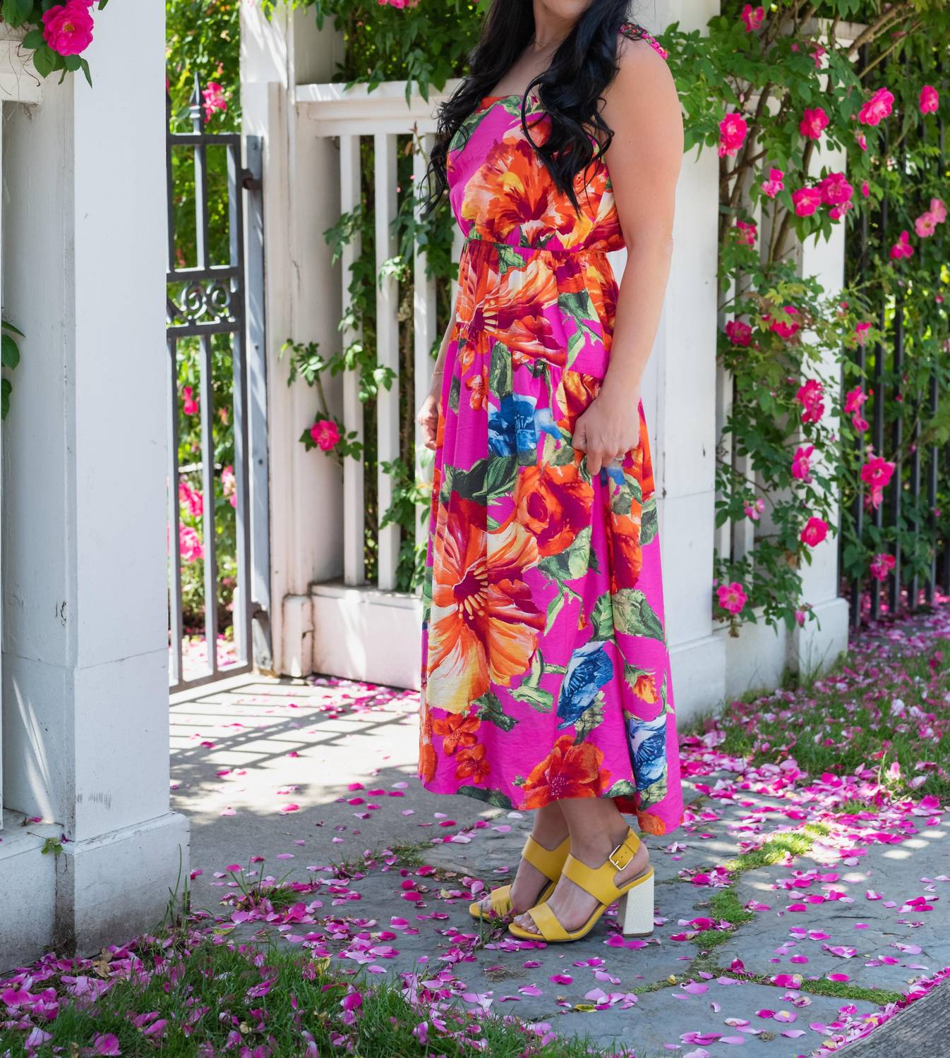 Skies Are Blue - Shyann Floral Maxi Dress