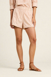 TROVATA Women's Lucille Short Stripe in maple - women's shorts