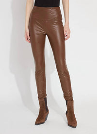 Lysse - Textured Leather Leggings