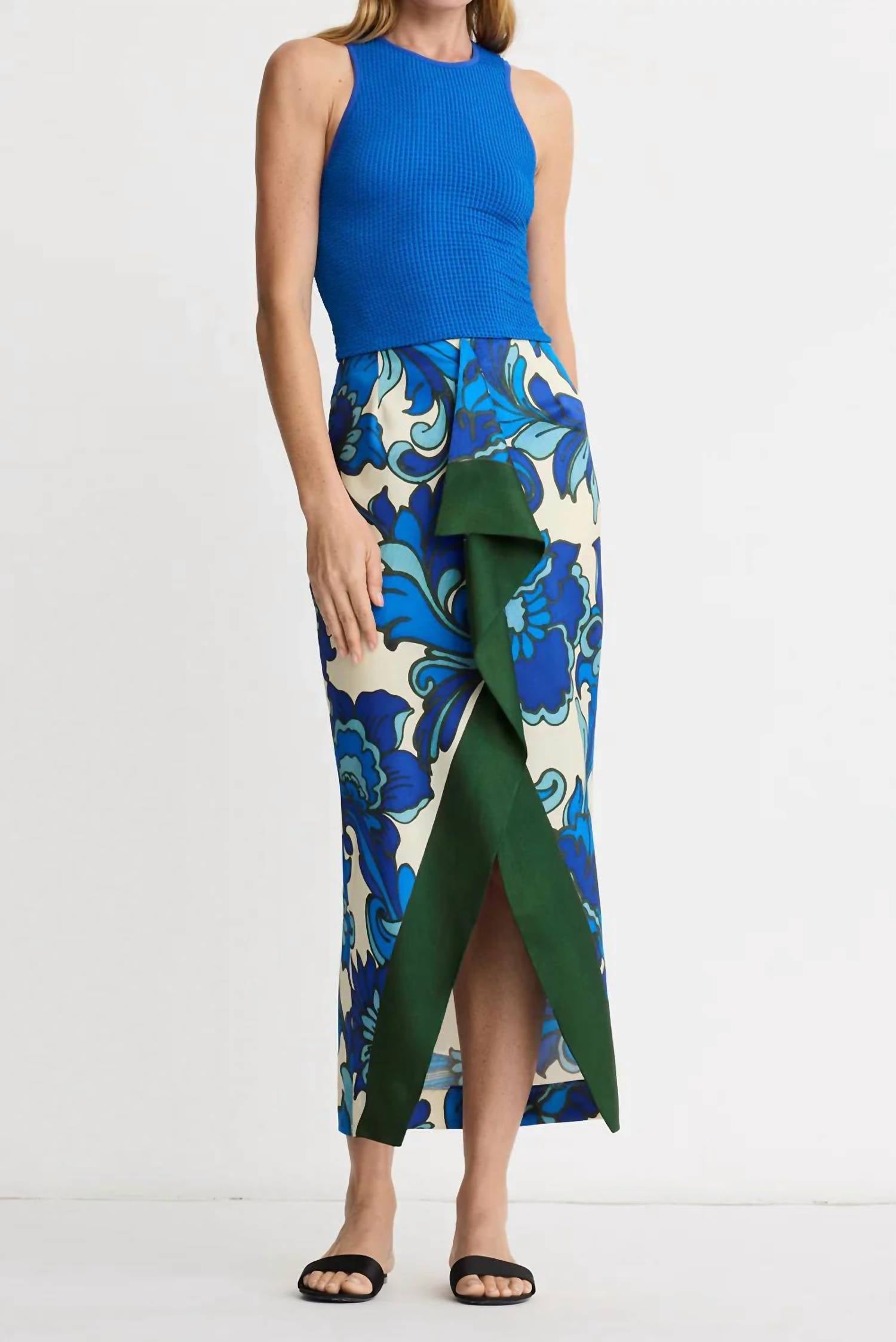 Smythe - Front Ruffle Skirt