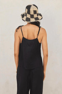 Dress Forum - Open Air Tie Shoulder Boxy Cami Top