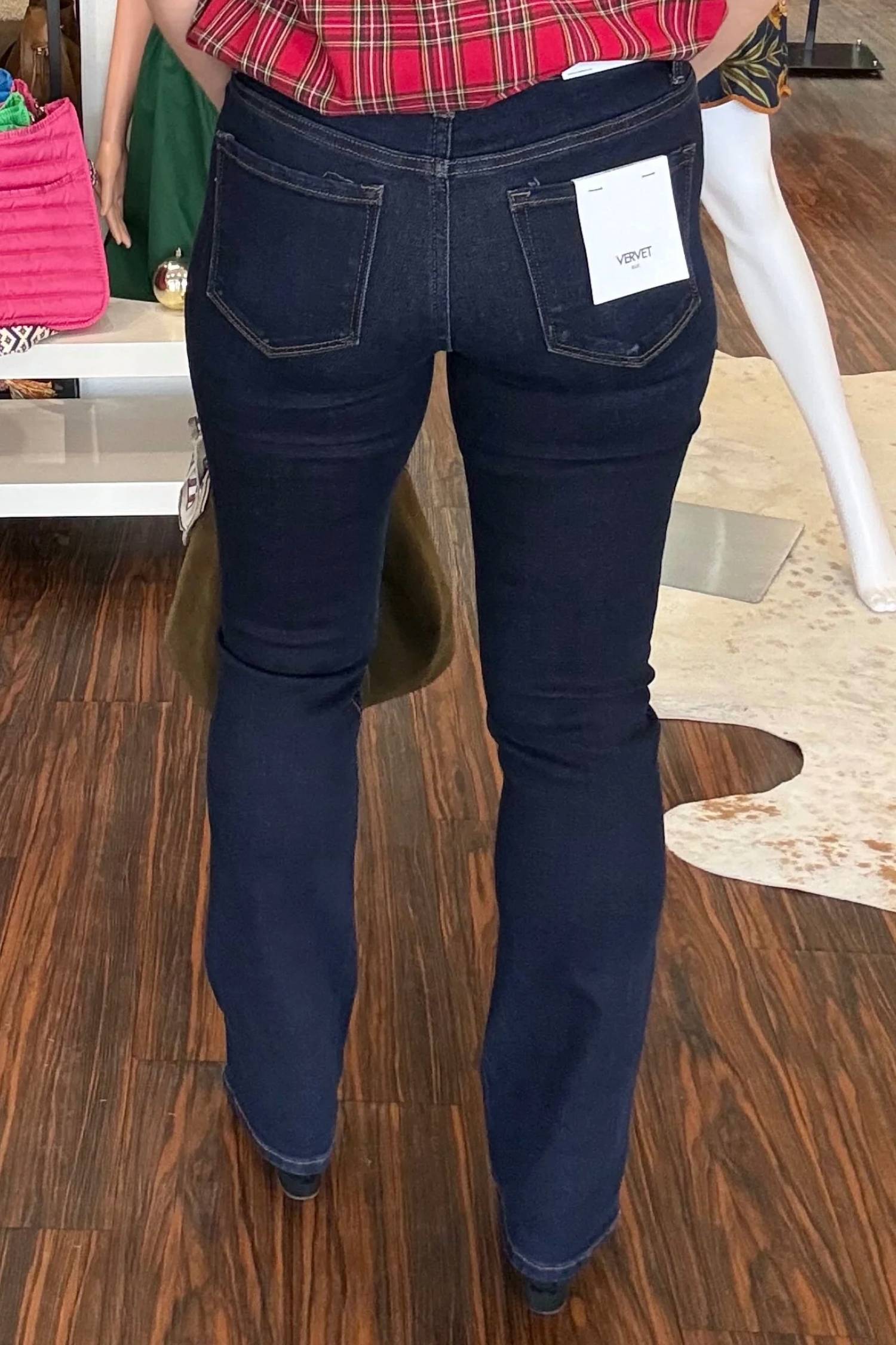 Vervet By Flying Monkey - Mid Rise Boot Cut Jeans