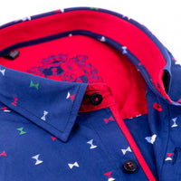 Eight X - Men's Fill Coupe Shirt With Solid Trim