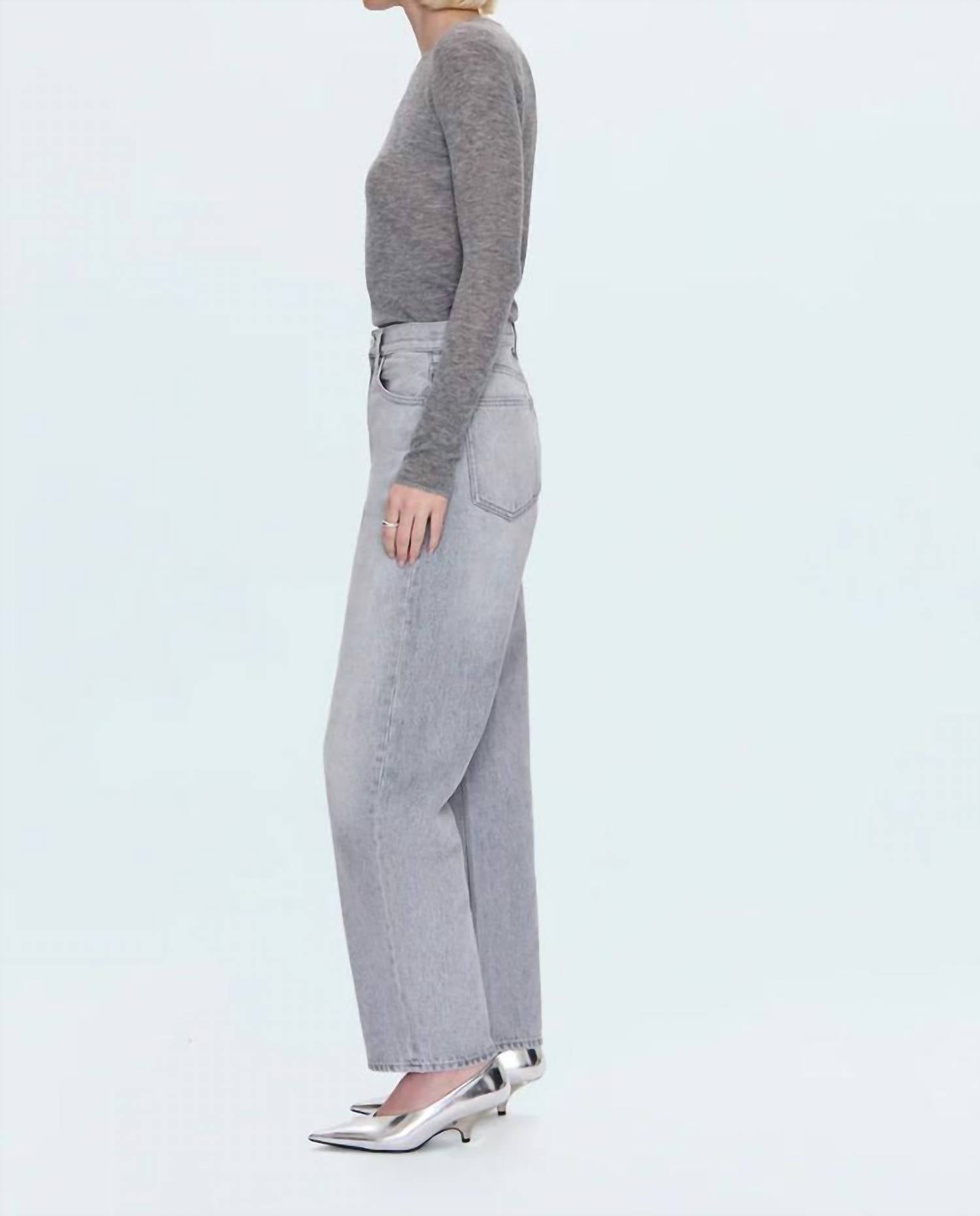 PISTOLA Wes High Rise Barrel Jeans in engima - women's jeans - view 4