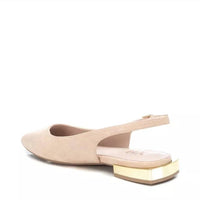Xti - Women's Slingback Suede Flats Shoes