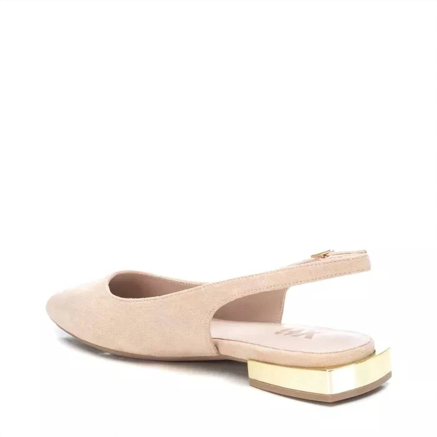 Xti - Women's Slingback Suede Flats Shoes