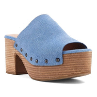 Shu Shop - Gina Studded Platform Block Heel Clogs