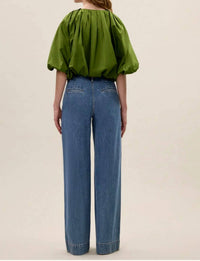 Rebecca Taylor - Yara Poplin Bubble Top