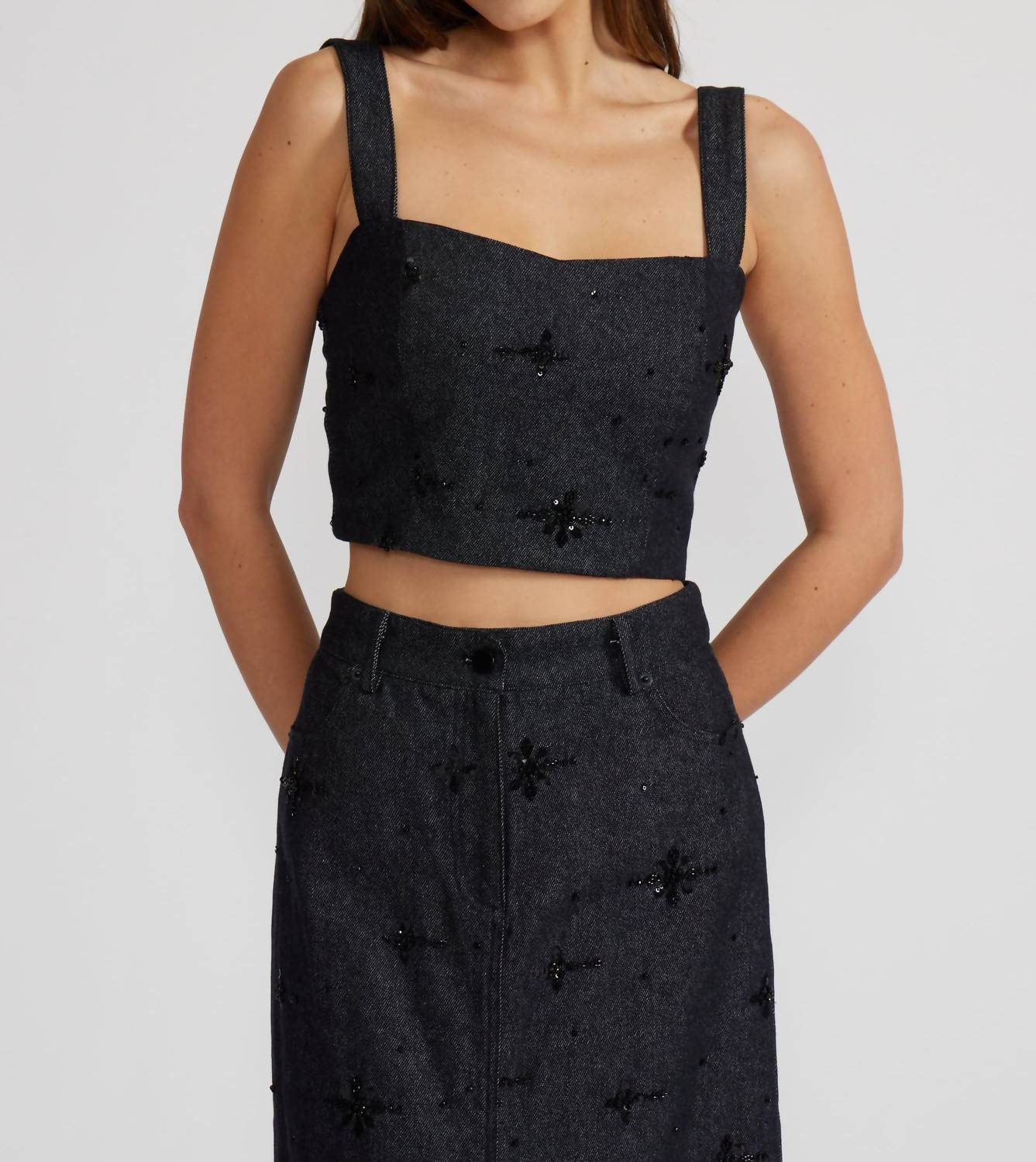 Lucy Paris - Micah Beaded Top
