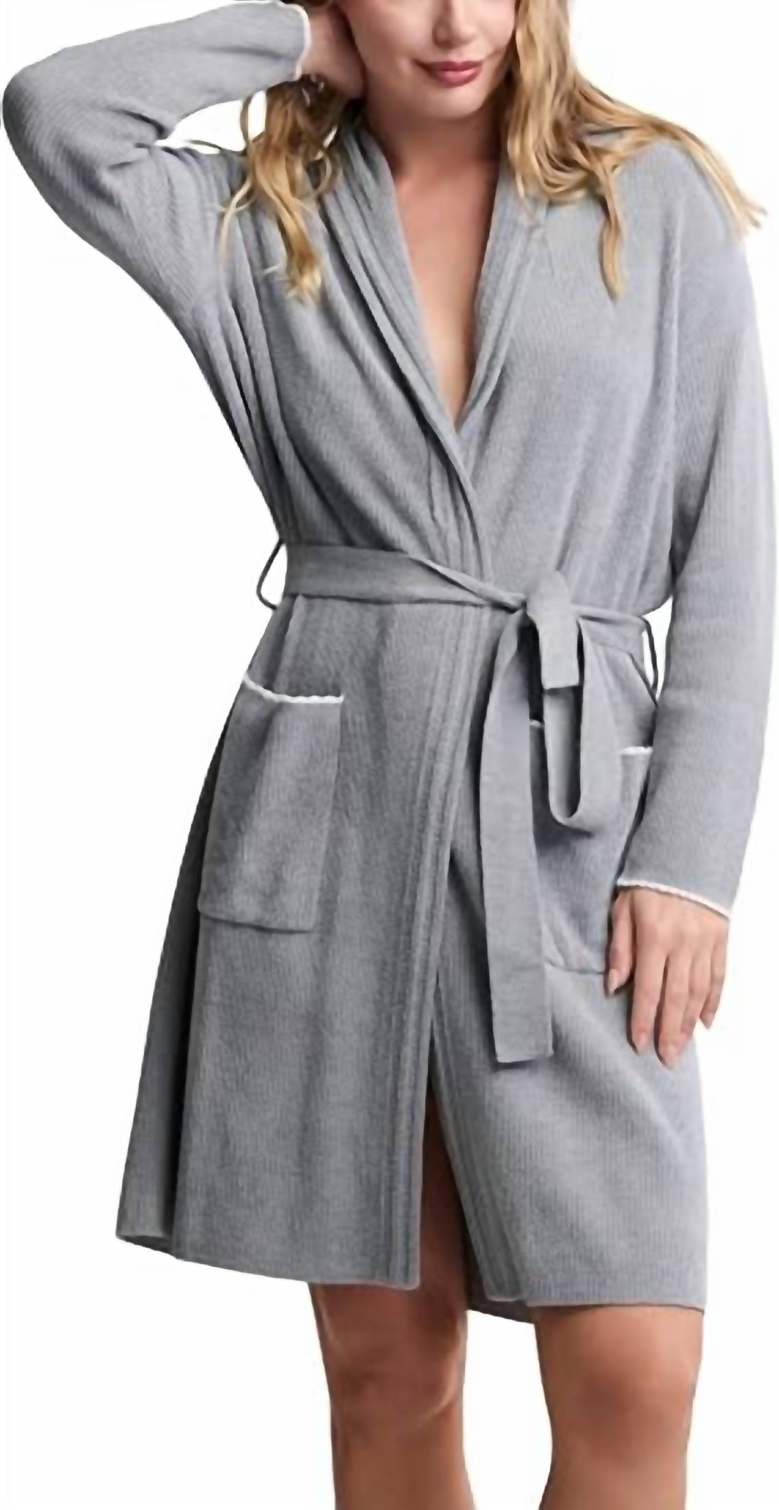 Barefoot Dreams - Scallop Ribbed Robe