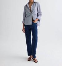 TWP Next Morning Shirt With Crystals in white midnight - women's long sleeve top - view 5