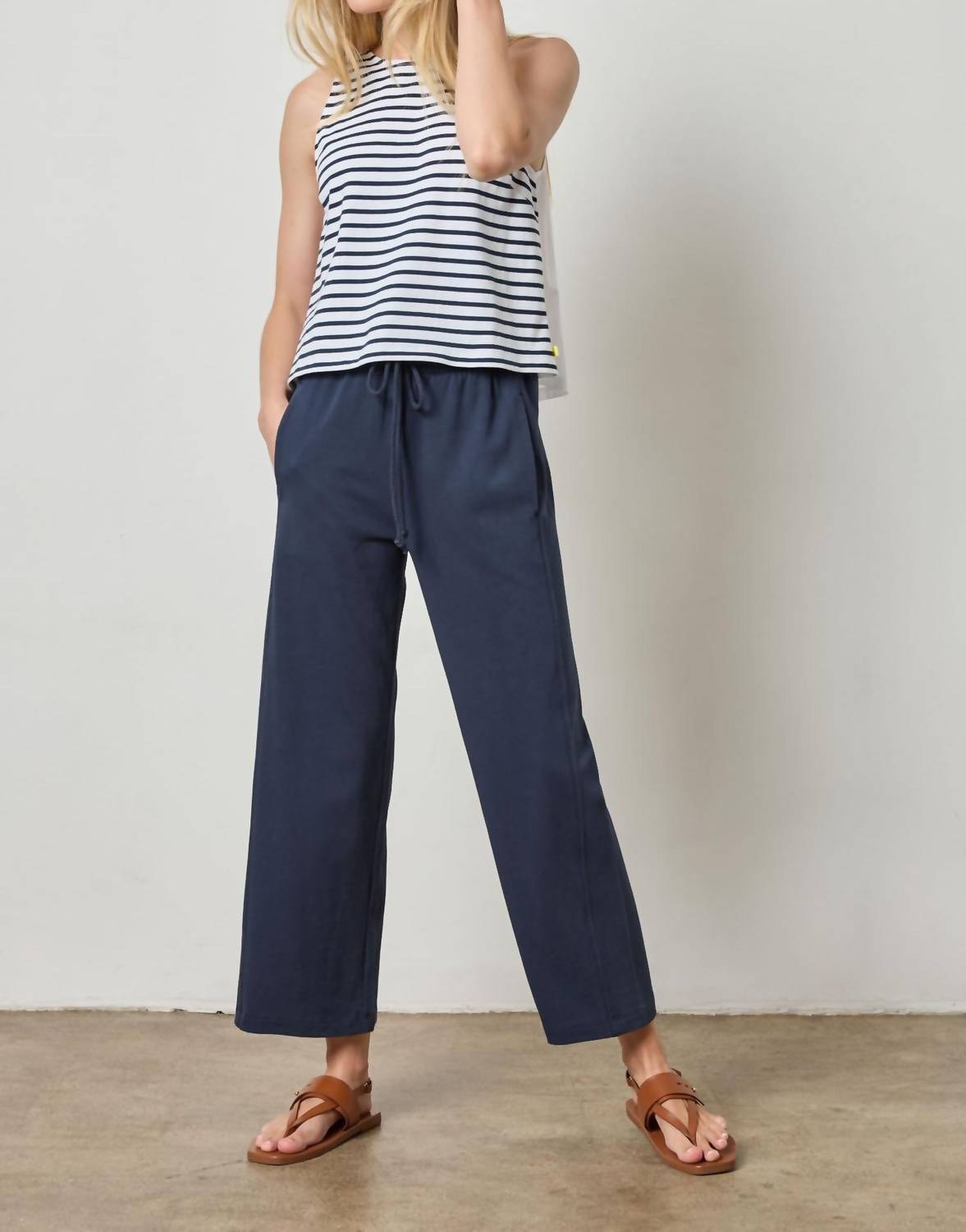 Lilla P - Seamed Wide Leg Pant