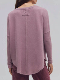 Free People - Latte Blues Thermal Top