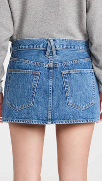 Slvrlake - Micro Denim Mini Skirt