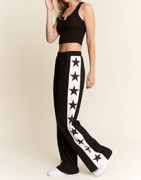 Jade By Jane - Star Striped Sweatpants