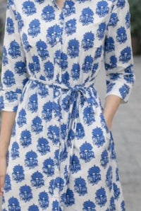 Boho Chic - Floral Shirt Dress
