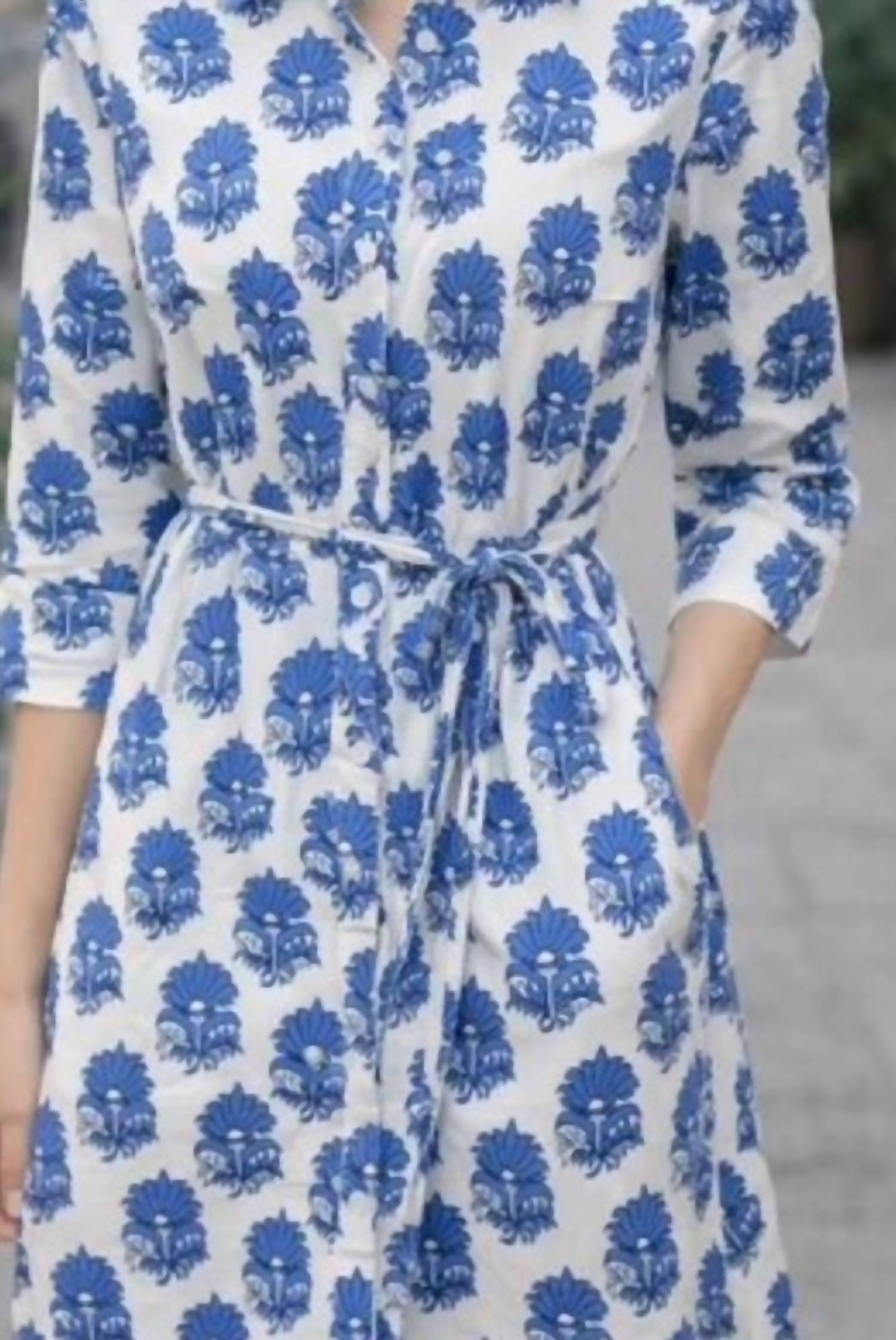 Boho Chic - Floral Shirt Dress