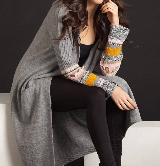 French Kyss - Long Cardigan With Hood