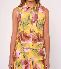 Love The Label - Sylvan Button Front Tank Top
