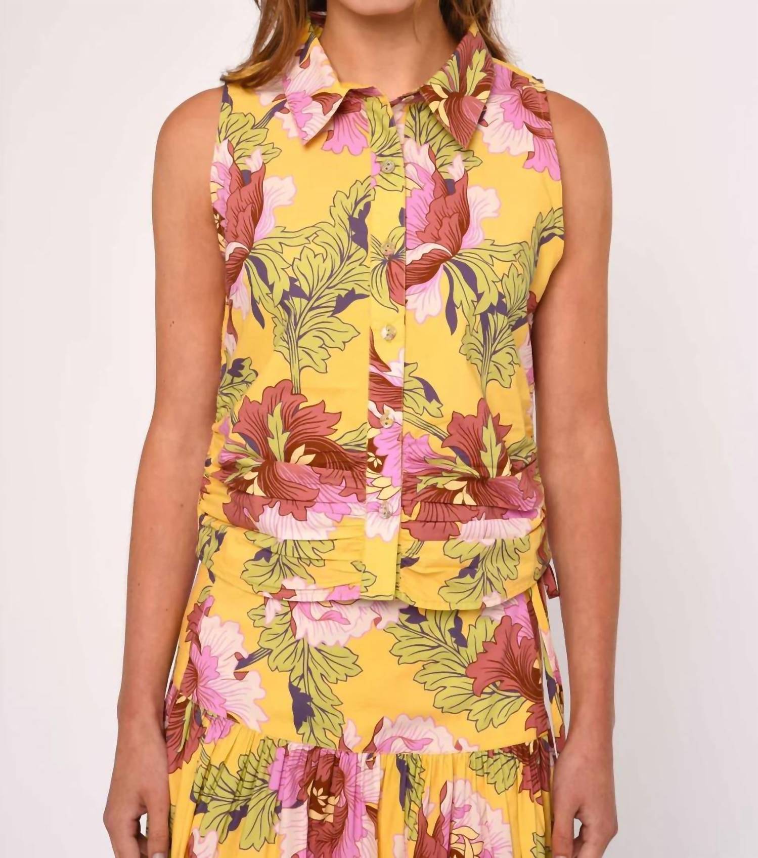 Love The Label - Sylvan Button Front Tank Top