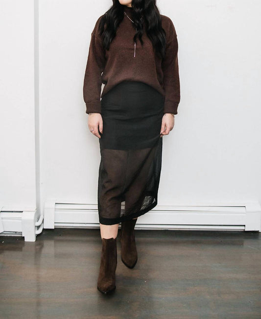 Deluc - Sheer Midi Skirt