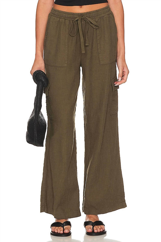 Bobi - Wide Leg Cargo Pants