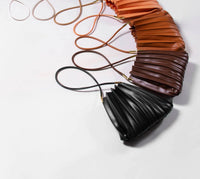 Melie Bianco - Women's Carrie Pleated Vegan Leather Shoulder Bag
