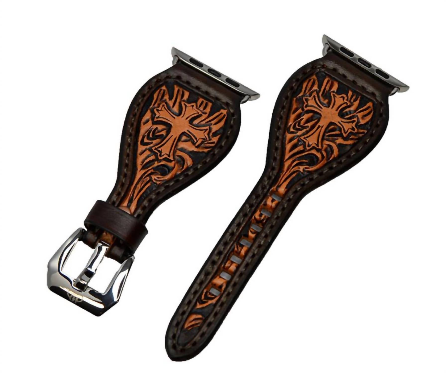 Hadlock Designs - Men's Tear Drop Cross Watch Band