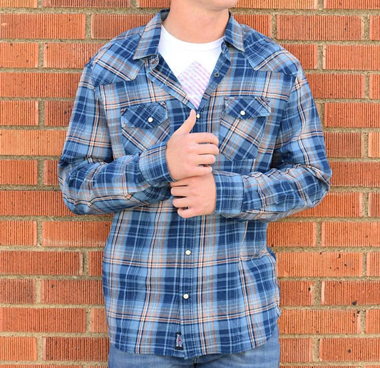 Flags & Anthem - Plaid Double Pocket Button Down