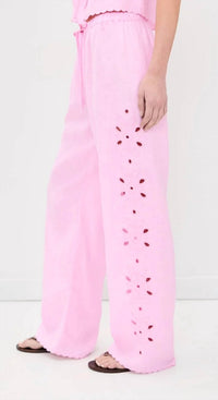 Rails - Mirina Linen Embroidered Pants