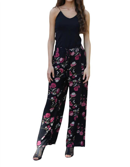 Angie - Blooming Floral Tassel Pant