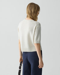 Theory - Cropped Cashmere Tee