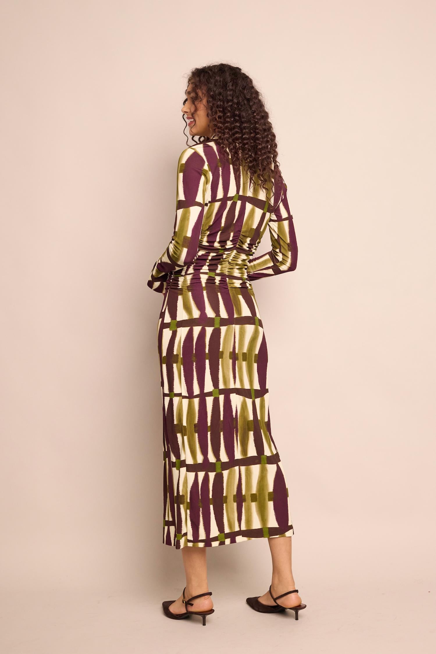 Cara Cara - Shirley Long Sleeve Midi Dress