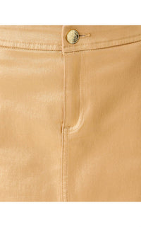 Lilly Pulitzer Colette Shimmer Mini Skirt in gold metallic - women's skirt - view 6