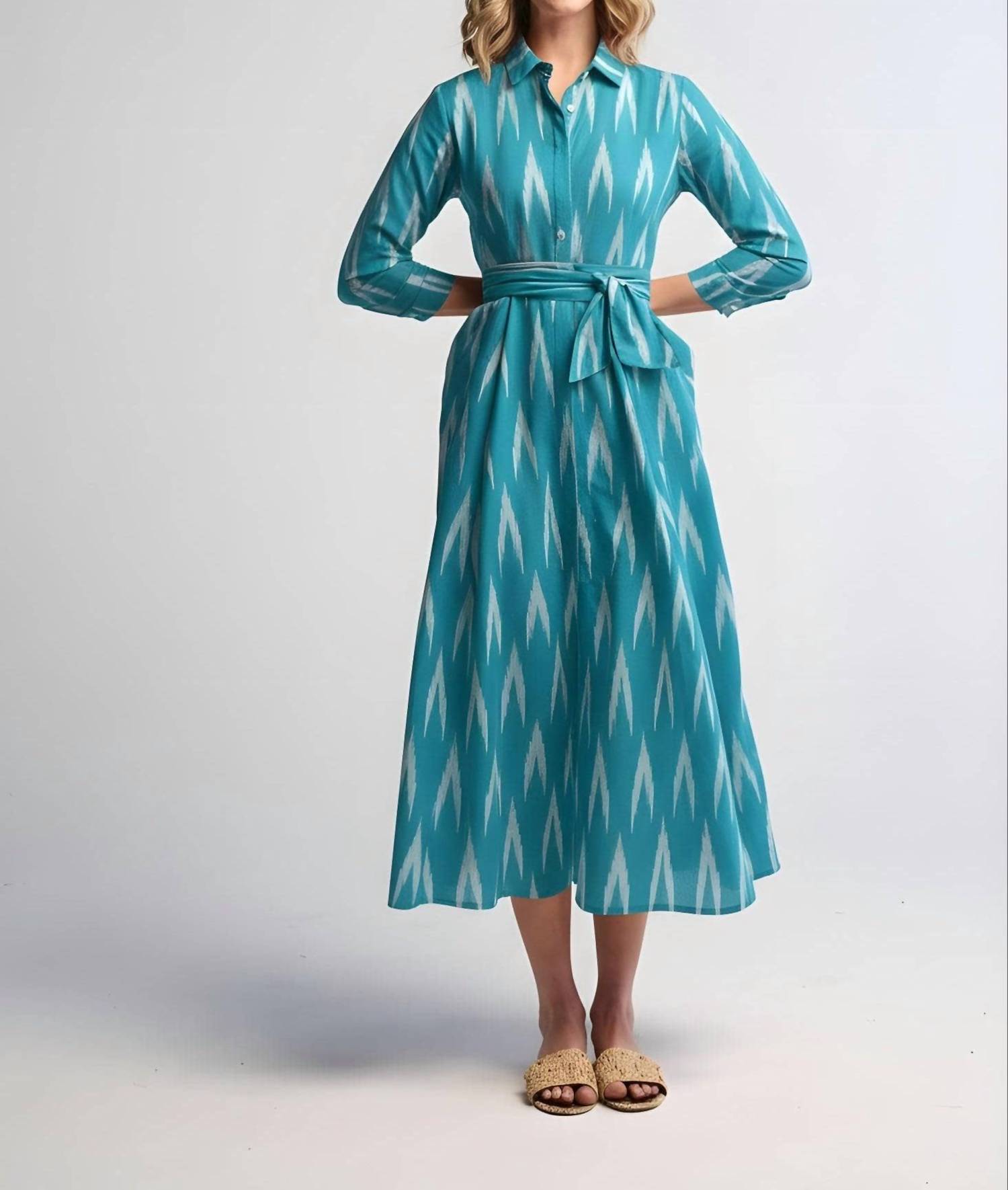 Guadalupe Design - Luciana Ikat Midi Dress