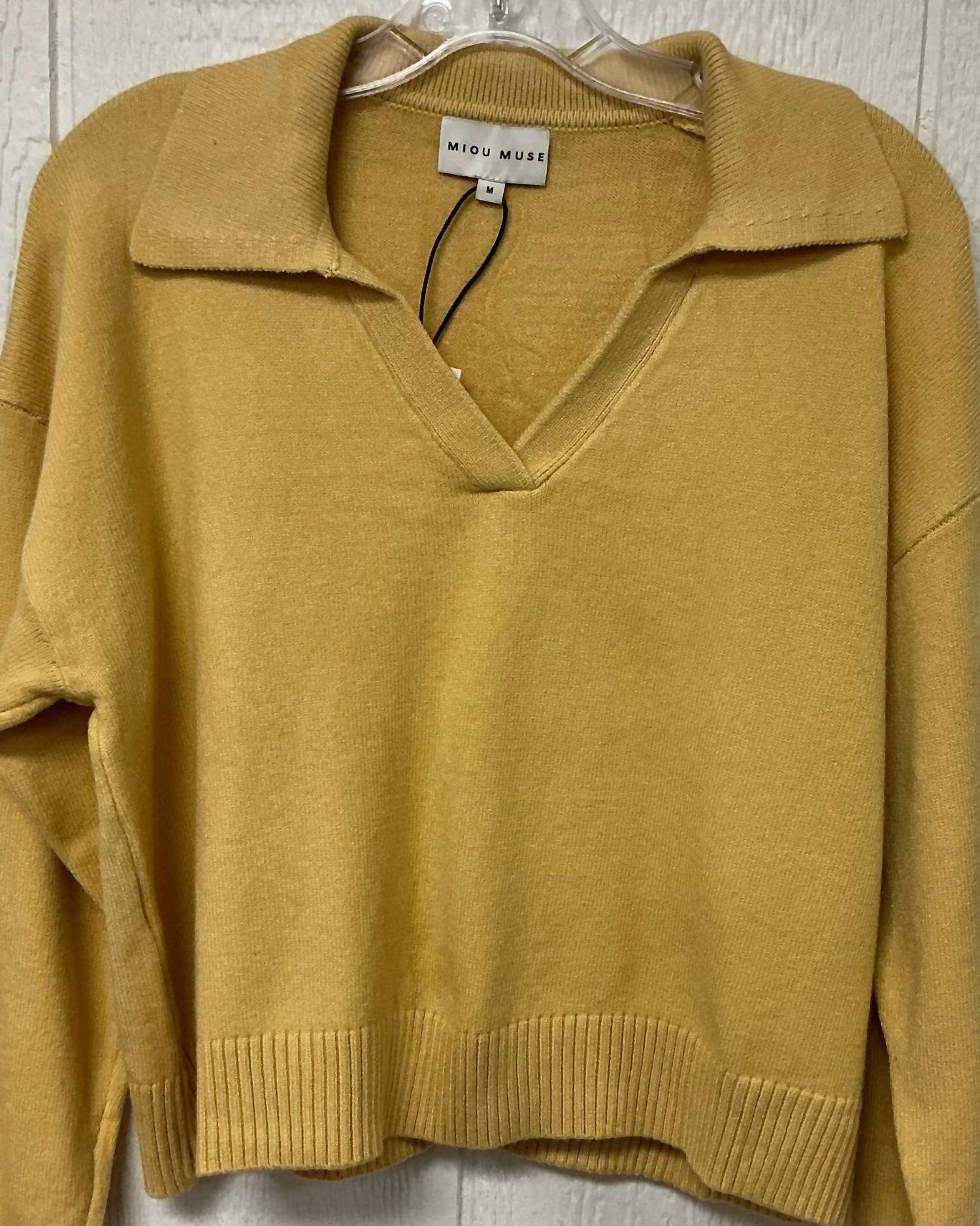 Miou Muse - Women's Knit Sweater Top