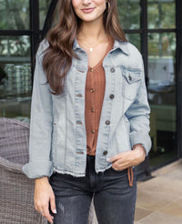 Grace And Lace - Soft Wash Denim Jacket