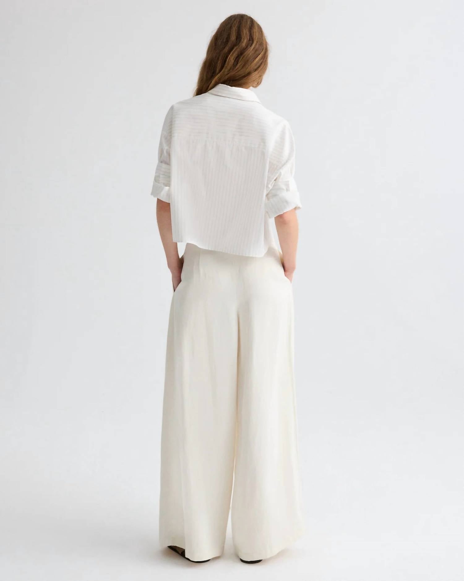 Twp - Next Ex Mixed Pinstripe Superpop Shirt