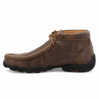 TWISTED X Kid's Chukka Driving Moc Shoes in bomber brown - kids' sneaker - alternate view