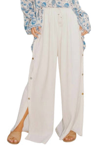 Scandal Italy - Cassia Cotton Wide Leg Pants