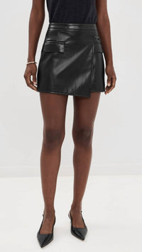 Paige - Isca Faux Leather Skirt