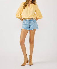 LOVESTITCH Sundrop Blouse in yellow - women's blouse - view 5