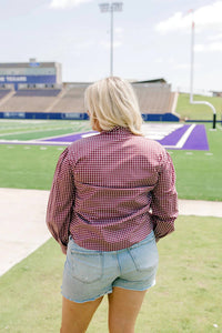 Layerz Clothing - Sadie Gingham Top