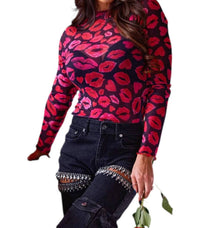 Nylon Apparel - Xoxo Mesh Top