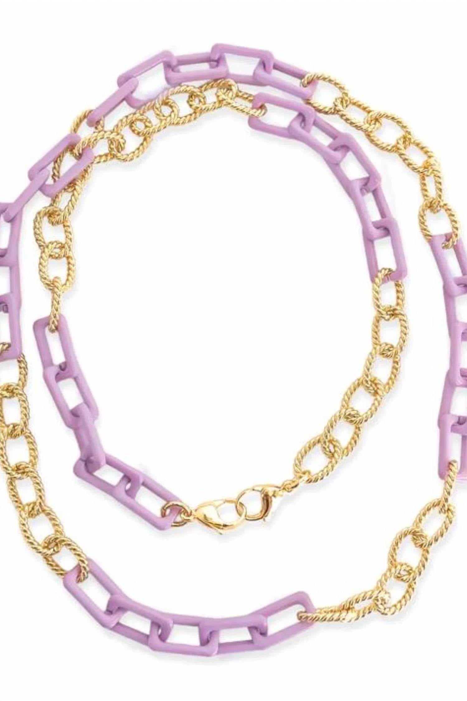 Omg Blings - Women's Double Chain Necklace