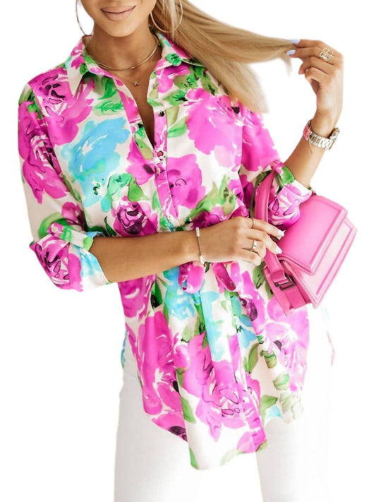 Full Time Purchase - Floral Tunic