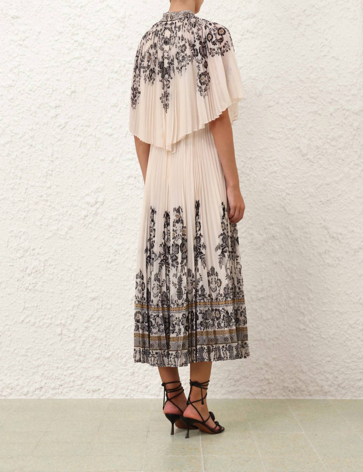 Zimmermann - Dawning Sunray High Neck Midi Dress