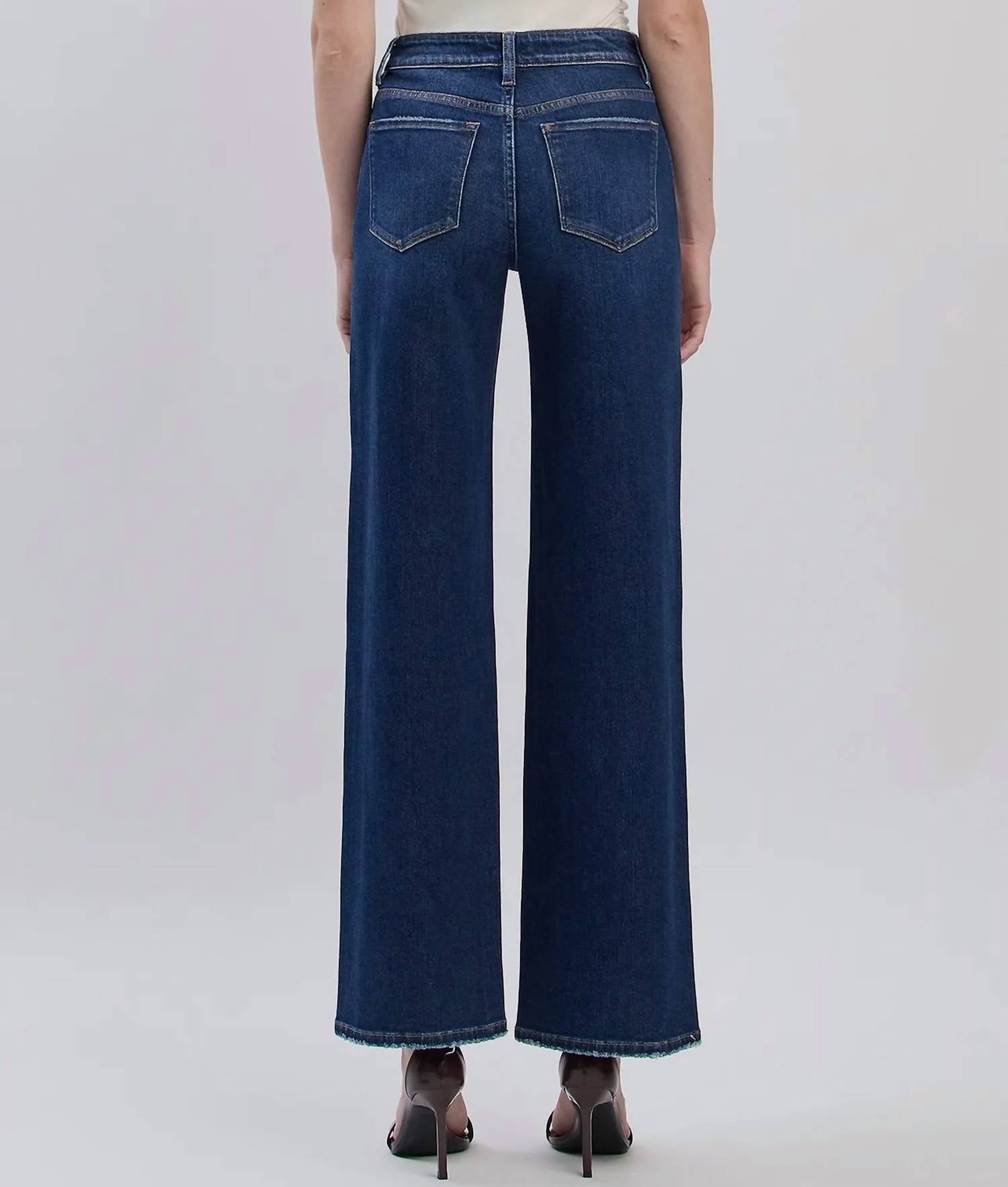 Flying Monkey - High Rise Wide Leg Stretch Jean